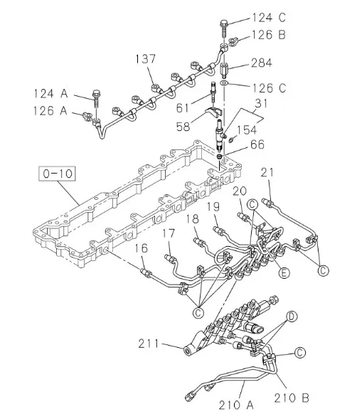 87385791 - Трубка топливной системы ДВС