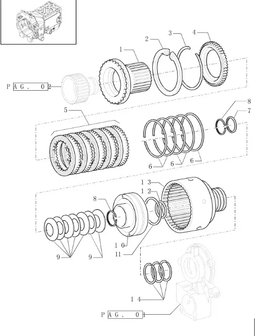 87373864 - корпус захватного приспос